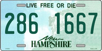 NH license plate 2861667