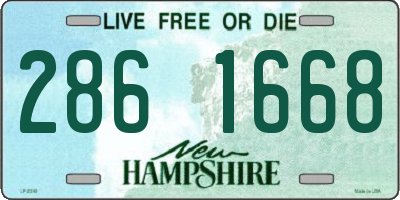 NH license plate 2861668