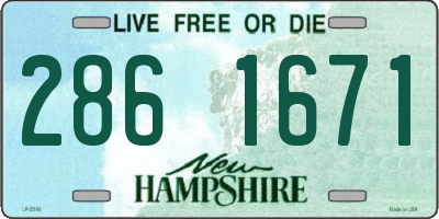 NH license plate 2861671