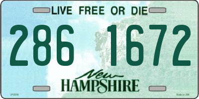 NH license plate 2861672