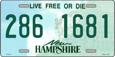 NH license plate 2861681