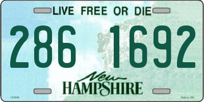NH license plate 2861692