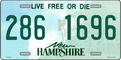 NH license plate 2861696