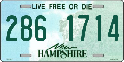 NH license plate 2861714