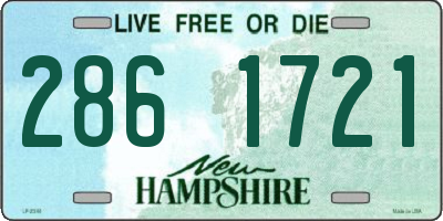 NH license plate 2861721