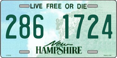 NH license plate 2861724