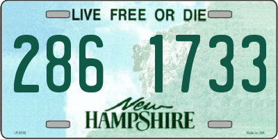NH license plate 2861733