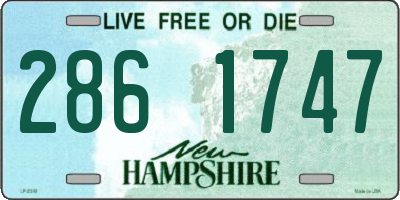 NH license plate 2861747