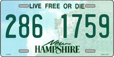 NH license plate 2861759