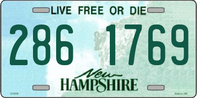 NH license plate 2861769