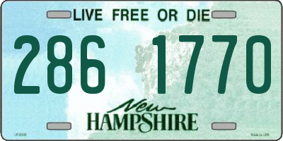 NH license plate 2861770