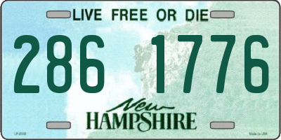 NH license plate 2861776