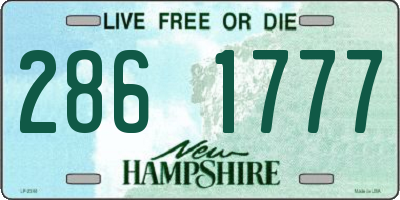 NH license plate 2861777