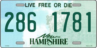 NH license plate 2861781