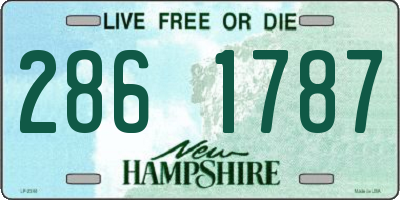 NH license plate 2861787