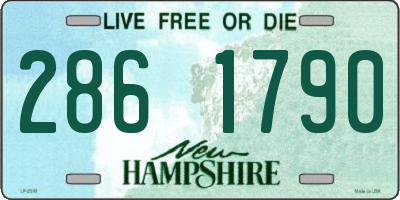 NH license plate 2861790