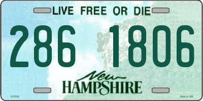 NH license plate 2861806
