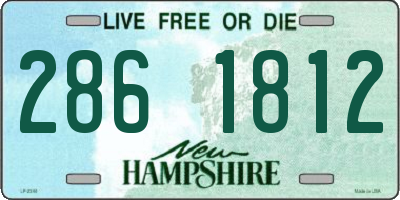 NH license plate 2861812