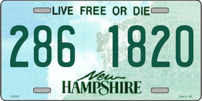 NH license plate 2861820