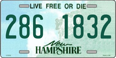NH license plate 2861832