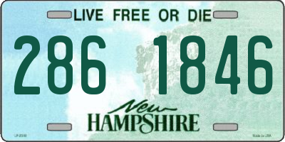 NH license plate 2861846