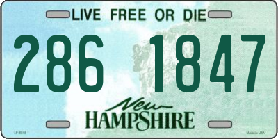 NH license plate 2861847