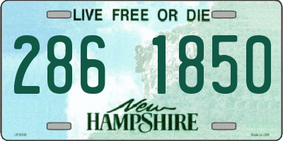 NH license plate 2861850