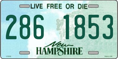 NH license plate 2861853