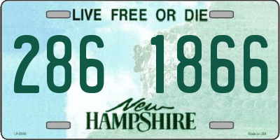 NH license plate 2861866