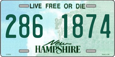 NH license plate 2861874
