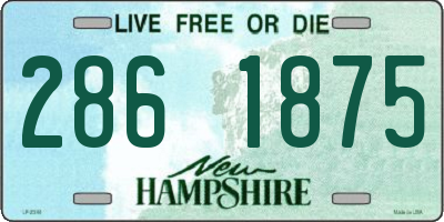 NH license plate 2861875