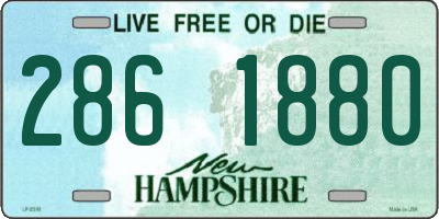 NH license plate 2861880