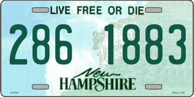 NH license plate 2861883
