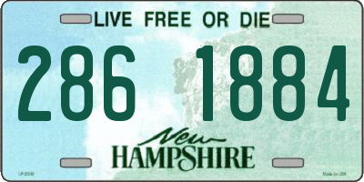 NH license plate 2861884