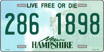 NH license plate 2861898