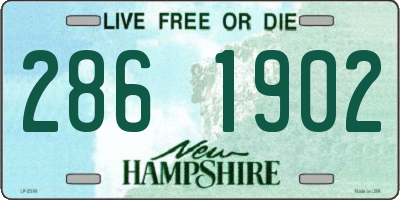 NH license plate 2861902