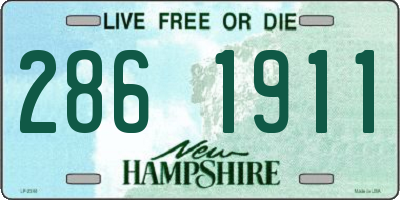 NH license plate 2861911