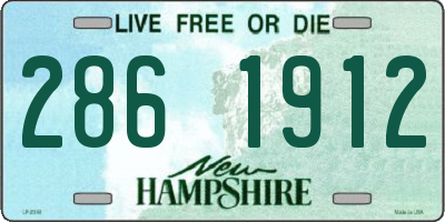 NH license plate 2861912