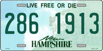NH license plate 2861913