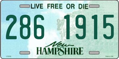NH license plate 2861915