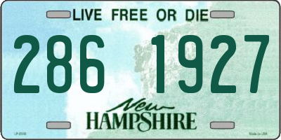 NH license plate 2861927