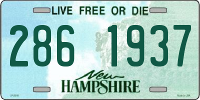 NH license plate 2861937
