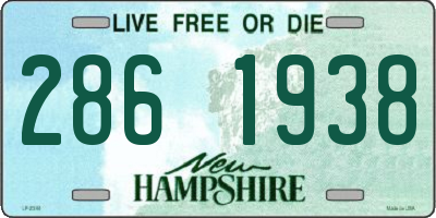 NH license plate 2861938
