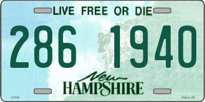 NH license plate 2861940