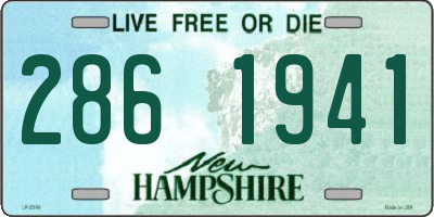 NH license plate 2861941