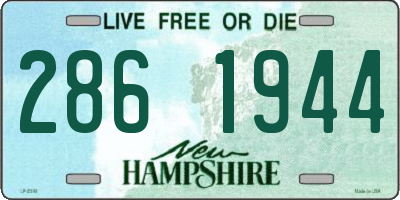 NH license plate 2861944