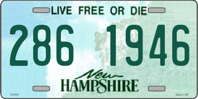 NH license plate 2861946