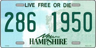 NH license plate 2861950
