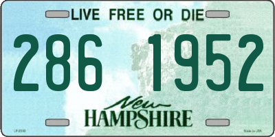 NH license plate 2861952