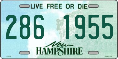 NH license plate 2861955